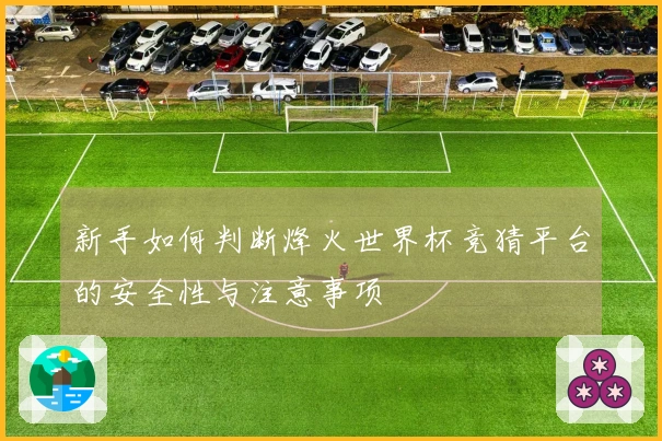 新手如何判断烽火世界杯竞猜平台的安全性与注意事项