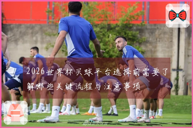2026世界杯买球平台选择前需要了解哪些关键流程与注意事项