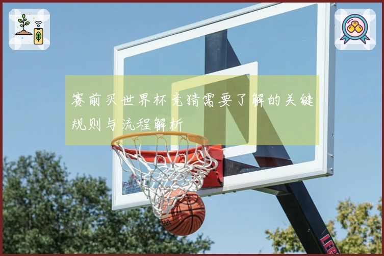 赛前买世界杯竞猜需要了解的关键规则与流程解析